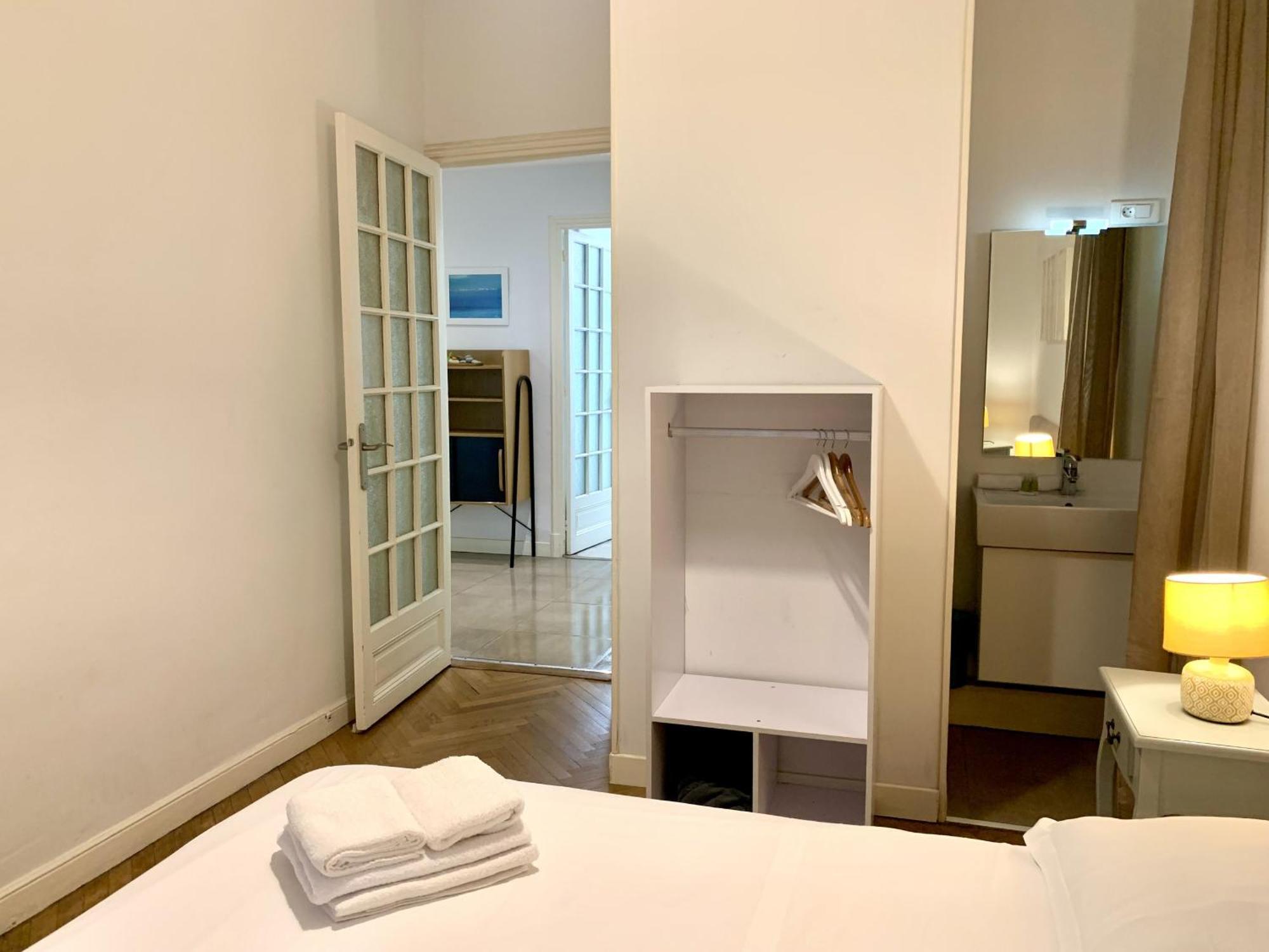 Aparthotel Riviera - 2 Minutes De La Plage - Exceptionnel 2 Chambres Ac - Balcon Meyerbeer 1 Nice Buitenkant foto